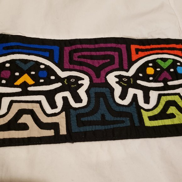 My Name Is Panama Button Up Turtle Shirt White | Men's Small S Cloth Embroidered - Picture 3 of 7